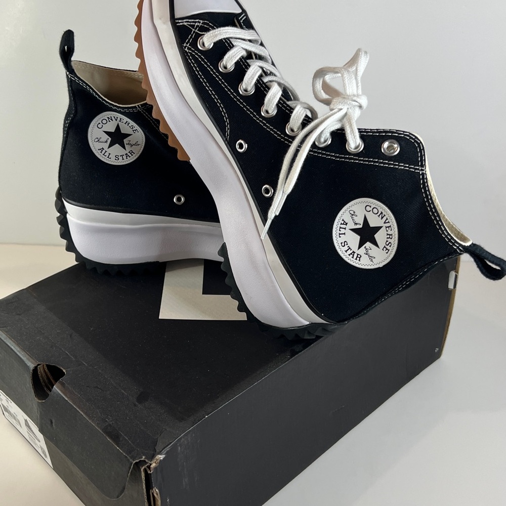 Converse Black and White High-Top Sneakers